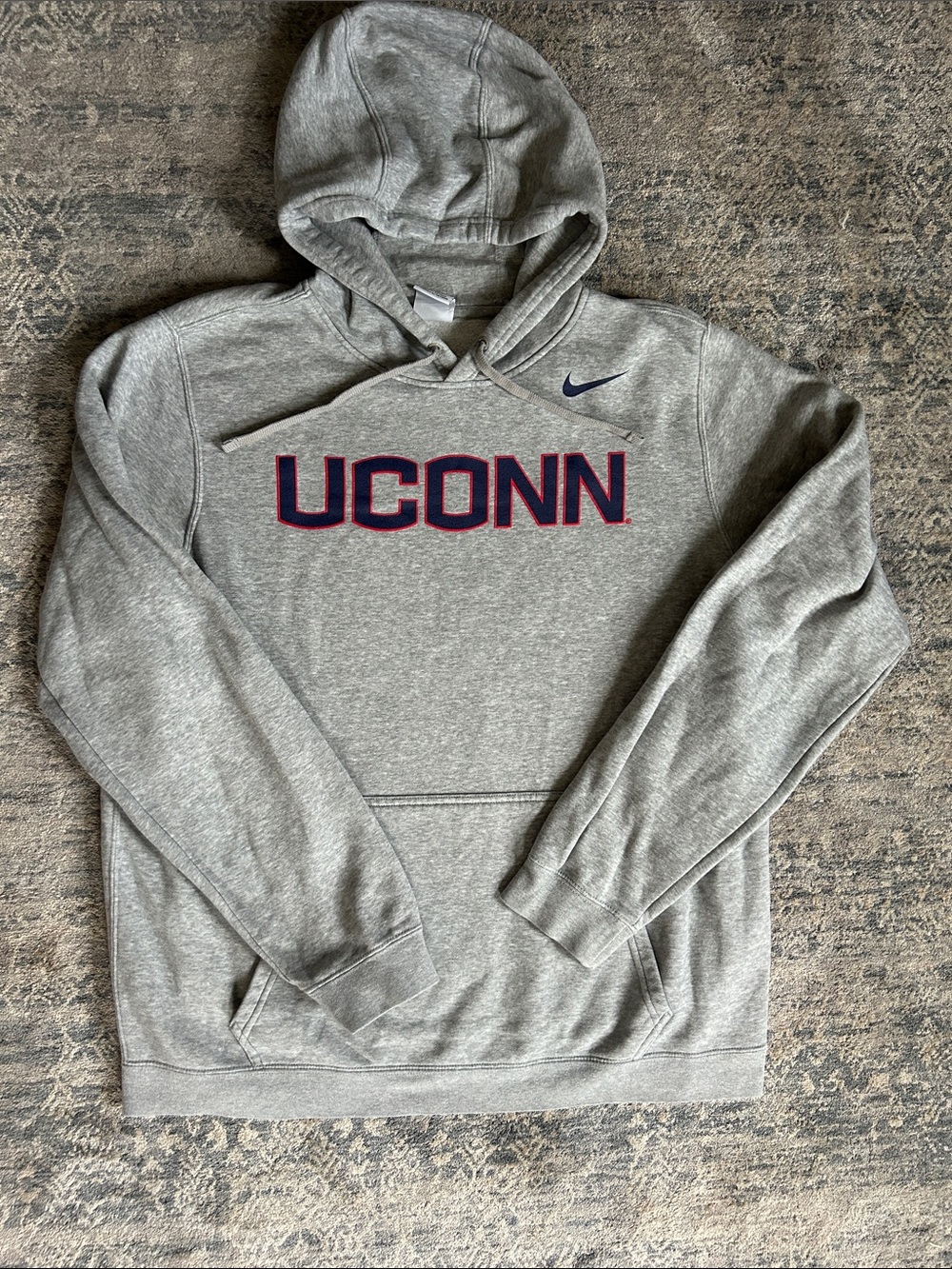 Nike UCONN Gray Hoodie